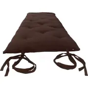 Japanese Floor Rolling Mattress, Cotton Pad, Shiki Futon 3 x 30 x 80 Brown