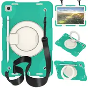MCC Kids Shockproof Strap Samsung Galaxy Tab A9+ Plus 11" X210 Case Cover Ring [Mint]