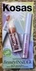 Kosas Lip & Brow Set~Air Brow Clear Lifting Treatment Gel+Wet Lip Oil Gloss~New!