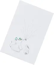 CHILDWEET Happy Birthday Balloon Jungle Theme Fingerprint Painting for Shower 60cm Elephant Rabbit