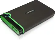 Transcend Portable HDD 2TB Shock resistance Slim type USB3.1 GEN1 Ilon Gray