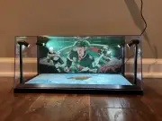 Kirill Kaprizov Custom 2-card PSA & BGS display case with LED lights - Wild