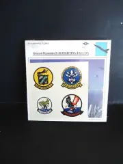 1990 Edito -Service Military Aircraft Fighter Jets/Planes With Stickers (50)