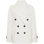 [Brunello Cucinelli] Brunello Cucinelli-Cappotti Bianco-Donna 38 IT