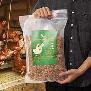WAMSOFT Non-GMO Dried Mealworms,2LB 100% Natural Large Size No Moisture,Treats for Birds Chickens Hedgehog Hamster Fish Reptile Turtles