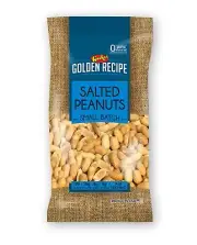 Gurley's Golden Recipe Roasted Salted Peanuts, Crunchy Snack, 6.5 oz (Pack of 8)