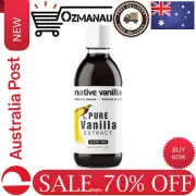 Native Vanilla Premium Pure Vanilla Extract 118ml/4oz - Natural Madagascar Beans