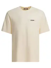 [Jacquemus] Jacquemus-Gros Grain T-Shirts Beige-Uomo XXL