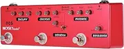 Guitar Multi-Effects Pedal, DC5 6-in-1 Guitar Multi-Effects Pedal Delay + + Distortion + Overdrive + Booster + Buffer Full Metal Shell with True Bypass