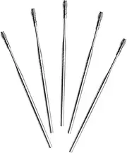 TOBBOMEY 5Pcs Stainless Steel Spring Ear Durable Ear Cleaning Spoon Tool for Adults Easy to Clean and Skid Resistant Design Household Ear Wax Removal for Men
