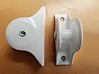 WHITE METAL PULLEY FOR ROMAN & AUSTRIAN BLINDS x 5 BRAND NEW PARTS DIY