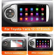 Car Radio Stereo Android 13 for Toyota Yaris 2011 2012 2013 2014 Apple CarPlay (for: Toyota)