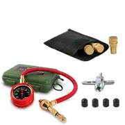 X Bull Tyre Tire Automatic 4Wd Pressure Gauge Brass Deflators