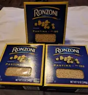 *RARE* DISCONTINUED Ronzoni Pastina Macaroni 12 Oz Each ~ Expire 2025 ~ 3 Pack