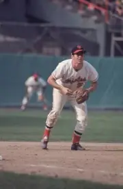 World Series Baltimore Orioles Brooks Robinson in action vs Cincin- Old Photo