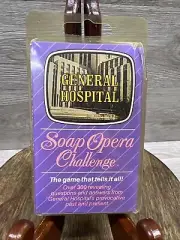 Vintage Soap Opera General Hospital 1980s Challenge Trivia Card Game NOS Sealed