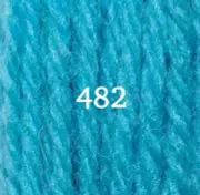Appleton Tapestry Wool - 11 Yd Skein - Kingfisher Blue Color 482