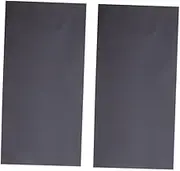 TEHAUX 2Pcs Magnetic Rubber Strip Magnetic Sheet with Adhesive Backing Versatile Magnetic Tape for Whiteboard Crafts and Fridge Organization Black