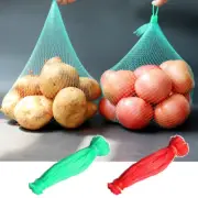 50/100 Reusable Hanging Nylon Storage Mesh Bag For Vegetable Fruit Potato Onions