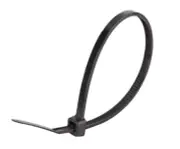 18" black zip tie 120lb tensile strength/ 1000 pcs
