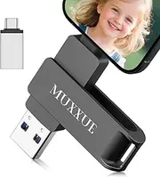 64 GB Memory Stick Phone USB Stick, MUXXUE USB Stick for Phone, Pad, OTG Android Mobile Phone, Copy Photos and Videos Without Downloading an App
