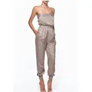 NWT MISHA COLLECTION Isabella Burnout Tapered Pantsuit Romper