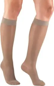TRUFORM Lites Knee High Stockings 15-20mmHg (Taupe) Medium