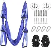 Yoga towel for hanging, yoga hammock set aerial, aerial yoga towel, aerial yoga hammock swing with carrying bag and extension straps, hanging towel, yoga strap