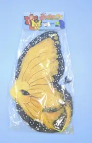 Halloween Cosplay Dress Up Feathered Monarch Butterfly Wings with Headband