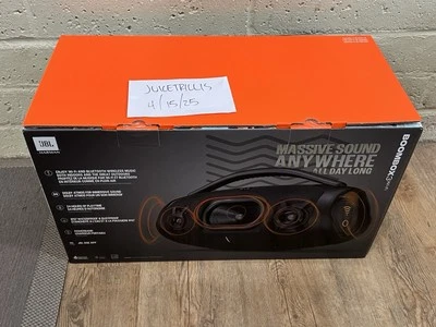 JBL Boombox 3 WiFi Portable Bluetooth Speaker New Sealed Black MSRP $649.99