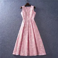 在飛比找ETMall東森購物網優惠-淺粉色名媛日常可穿背心裙小禮服