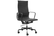 NNEKG Replica Eames Group Standard Matte Black Aluminium High Back Office Chair