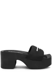 Alexander Wang Nylon Platform Mules - Black - 37 (IT37 / UK4) 37 (IT37 / UK4)