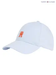 Tommy Hilfiger Blue 100% Cotton 6 Panel Cap (F54763) | $104