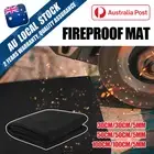 BBQ Fire Resistant Mat Grill Splatter Rug Fireproof Heat Floor Fire Pit Ember