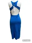NWT House of Harlow Women’s M 1960 Revolve Luxe Essentials Blue Knit Midi Dress