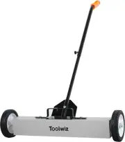 Magnetic Pick up Sweeper 24-Inch Large Magnet Pickup Lawn Sweeper Roofing Tools,