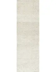 [Rug Culture] Hive Runner Rug in White