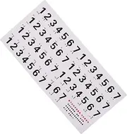 VICASKY Piano Sticker Numbers Piano Keyboard Adhesive Stickers Piano Overlay 88 Key Piano Note Labels Piano Stickers