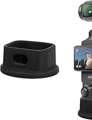 Geekria Silicone Non-Slip Desktop Mount, Mount Stand Base Compatible with DJI Osmo Pocket 3 Action Camera, Stable Support Base Mount (Black)
