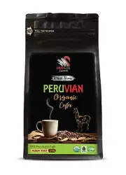 Farm-to-Cup Coffee - PERUVIAN WHOLE BEANS ORGANIC COFFEE - Smooth Coffee 1Pack