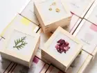Message Bath salt in a Math - 3-piece set Rose, Chamomile, and Lavender Gift box