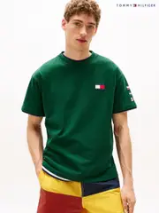 Tommy Hilfiger Green 100% Cotton Gi Sailing Logo T-Shirt (F54947) | $150
