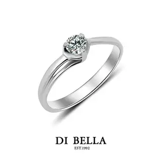 【DI BELLA】藏心 經典美鑽戒(10分)