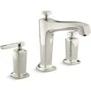 KOHLER K-T16237-4-SN Margaux Bath or Deck Mount Bath Faucet Trim with Lever