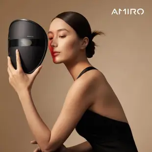 【AMIRO】嫩膚時光面罩＋限量聯名款 時光機 拉提美容儀 R1 PRO MAX套裝禮盒-可麗金綠(電子面膜 美容儀)