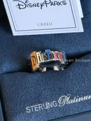 Disneyland Parks CRISLU Disneyland Marquee Ring Size 8 NIB