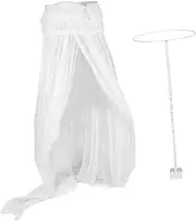 BIUDECO 1 Set Net Holder Clip Bracket for Crib Durable Mosquito Net Support Ring Peace of Mind for Bug Sleep Shower Present Height Circumference