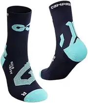 [YLMayOK] Cycling Socks Basketball and Cycling Socks, Anti-Slip, Wear-resistant and Shockproof. New (Blue1.40-44)
