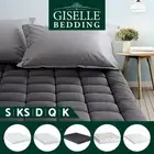 Giselle Bedding Mattress Topper Pillowtop Toppers Protector Mat Cover All Sizes